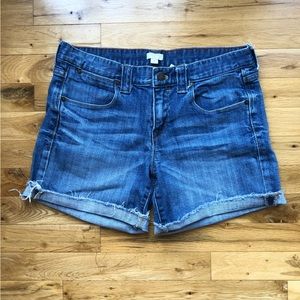 EUC! J.Crew Medium Wash Denim Shorts